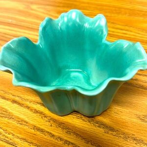 Stangl USA 3256 Mid-Century Aqua Blue with Turquoise Glaze Signed